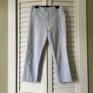 Club Monaco Baby Blue Capri Pants 99% Cotton